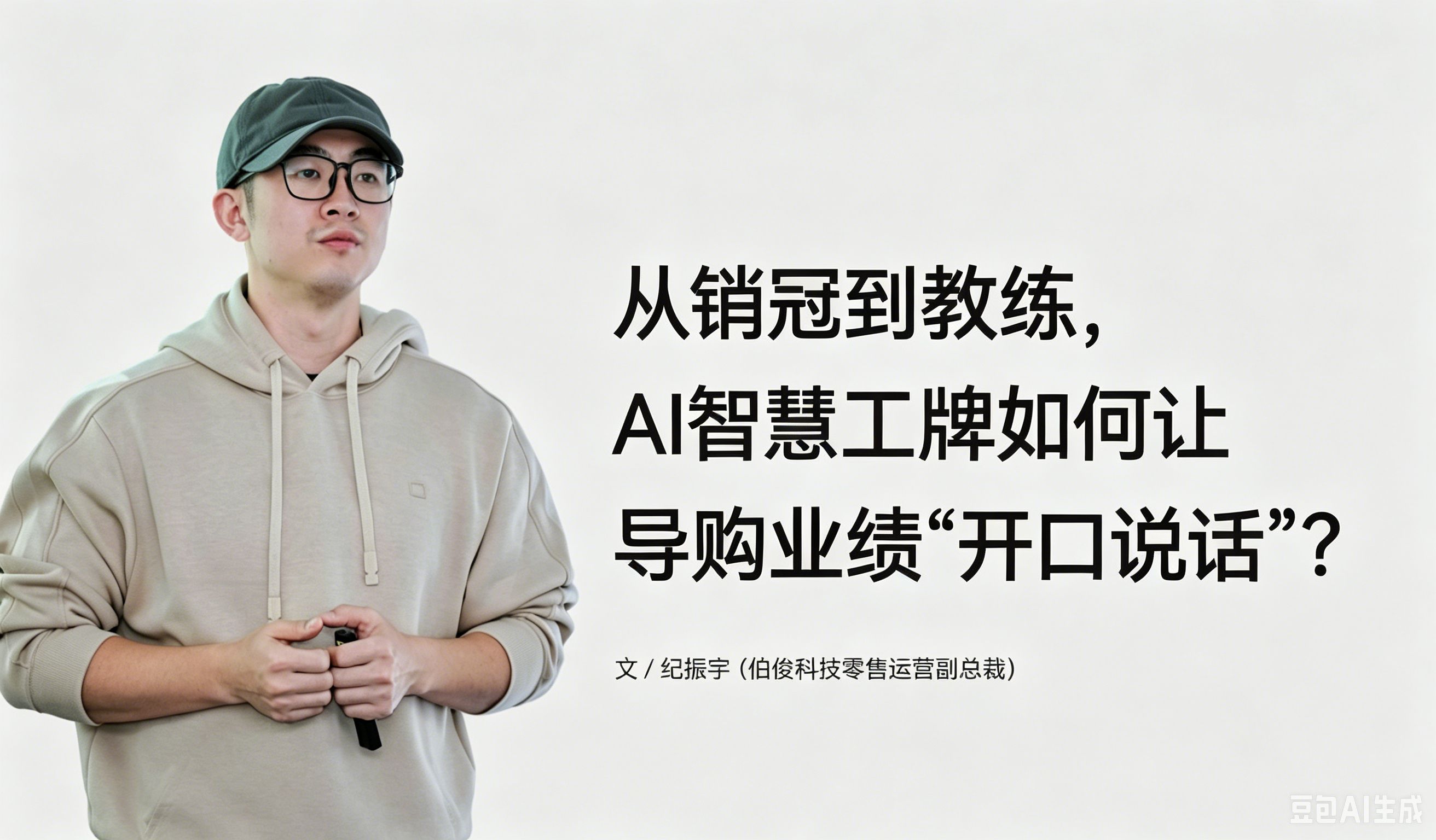 从销冠到锻练，，，，，AI智能工牌若何让导购业绩“开口措辞”？？？？？